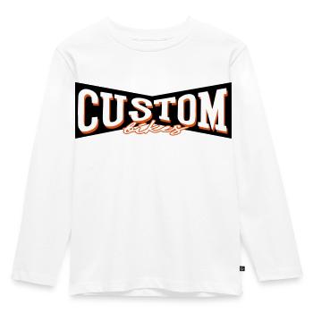 custom bikes - Kids' Premium Longsleeve Shirt - white - Front - AI Model Kid Female (0cm)