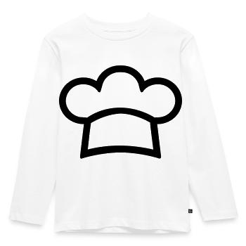 Chef's hat - Kids' Premium Longsleeve Shirt - white - Front - AI Model Kid Female (0cm)