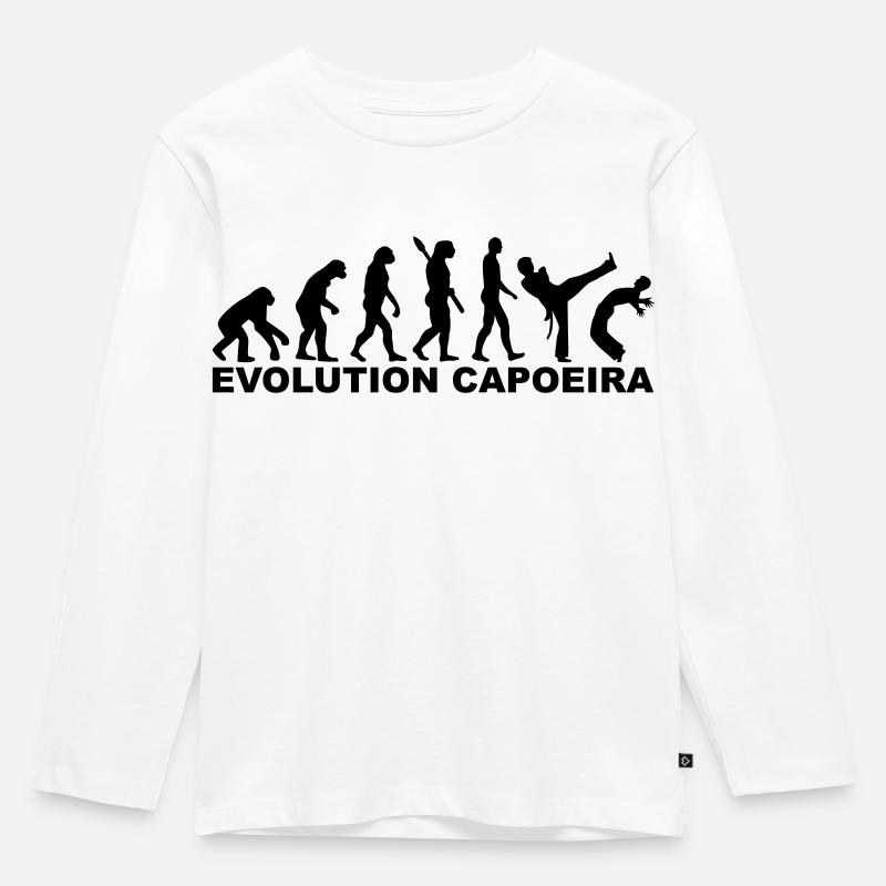 Evolution Capoeira - T-shirt manches longues Premium Enfant - blanc