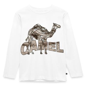 Chameau - T-shirt manches longues Premium Enfant - blanc - Devant - AI Model Kid Female (0cm)