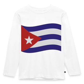 Cuba - Kids' Premium Longsleeve Shirt - white - Front - AI Model Kid Female (0cm)