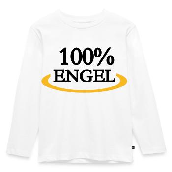 Engel - Kinder Premium Bio Langarmshirt - Weiß - Vorne - AI Model Kid Female (0cm)