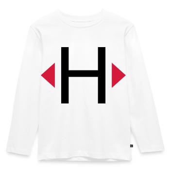 Elb H Jolle - Kinder Premium Bio Langarmshirt - Weiß - Vorne - AI Model Kid Female (0cm)