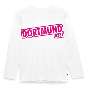 Dortmund - 0231 - Area Code - Kids' Premium Longsleeve Shirt - white - Front - AI Model Kid Female (0cm)