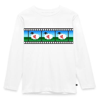 Das Schweigen der Lämmer - Kinder Premium Bio Langarmshirt - Weiß - Vorne - AI Model Kid Female (0cm)