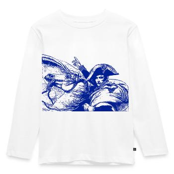 Napoleon Bonaparte - Kids' Premium Longsleeve Shirt - white - Front - AI Model Kid Female (0cm)