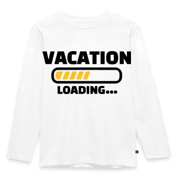Vacation - Kids' Premium Longsleeve Shirt - white - Front - AI Model Kid Female (0cm)