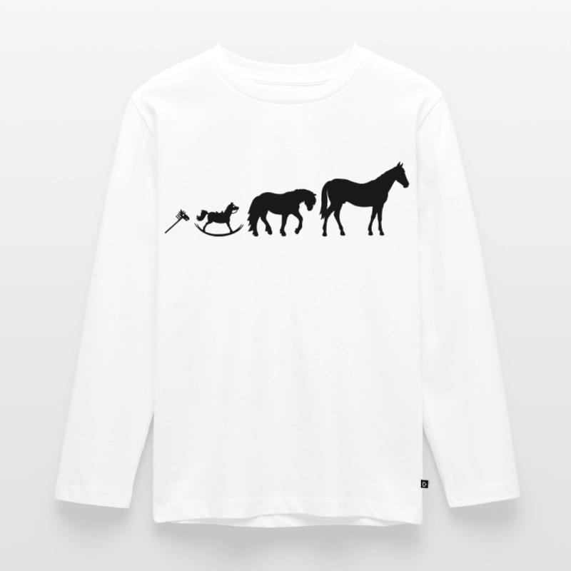 Evolution Horses - Equestrian Evolution Kids' Premium Longsleeve Shirt