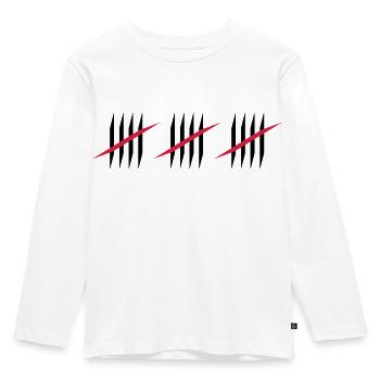 15 - Kids' Premium Longsleeve Shirt - white - Front - AI Model Kid Female (0cm)
