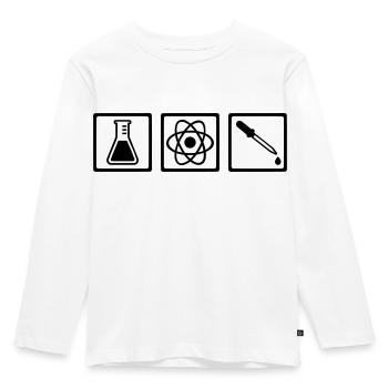 Chemist - Kids' Premium Longsleeve Shirt - white - Front - AI Model Kid Female (0cm)