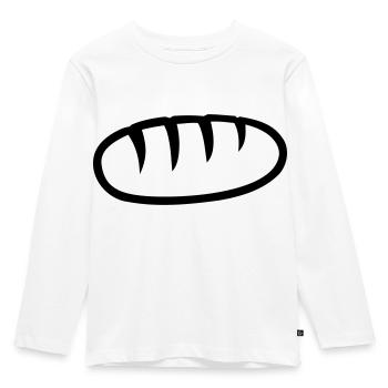 Bread - Kids' Premium Longsleeve Shirt - white - Front - AI Model Kid Female (0cm)