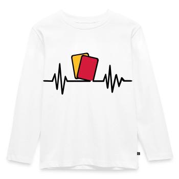 Referee - Kids' Premium Longsleeve Shirt - white - Front - AI Model Kid Female (0cm)