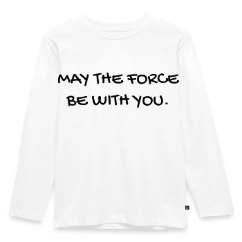Cinema - Quotes - Film - Citations - Zitat - Humor - Kids' Premium Longsleeve Shirt - white - Front - AI Model Kid Female (0cm)