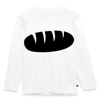 Bread - Kids' Premium Longsleeve Shirt - white - Front - AI Model Kid Female (0cm)