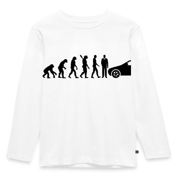Driving instructor - Kids' Premium Longsleeve Shirt - white - Front - AI Model Kid Female (0cm)