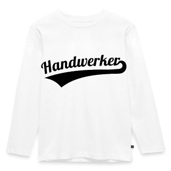 Handwerker - Kinder Premium Bio Langarmshirt - Weiß - Vorne - AI Model Kid Female (0cm)