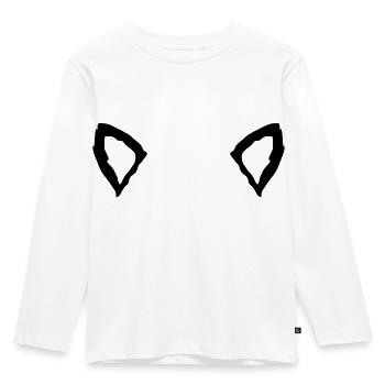 Tier 2 Ears - Kids' Premium Longsleeve Shirt - white - Front - AI Model Kid Female (0cm)