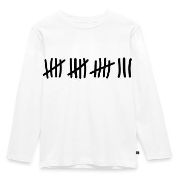 18 Geburtstag - Kinder Premium Bio Langarmshirt - Weiß - Vorne - AI Model Kid Female (0cm)