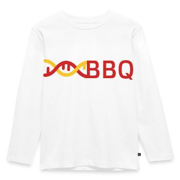Le barbecue est dans mon ADN - T-shirt manches longues Premium Enfant - blanc - Devant - AI Model Kid Female (0cm)