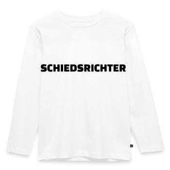 Schiedsrichter - Kinder Premium Bio Langarmshirt - Weiß - Vorne - AI Model Kid Female (0cm)