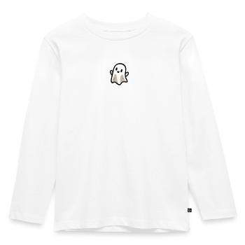 Halloween - Fantôme - T-shirt manches longues Premium Enfant - blanc - Devant - AI Model Kid Female (0cm)