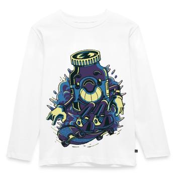 Skate Energy - T-shirt manches longues Premium Enfant - blanc - Devant - AI Model Kid Female (0cm)