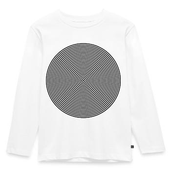 Hypnosis circle - Kids' Premium Longsleeve Shirt - white - Front - AI Model Kid Female (0cm)