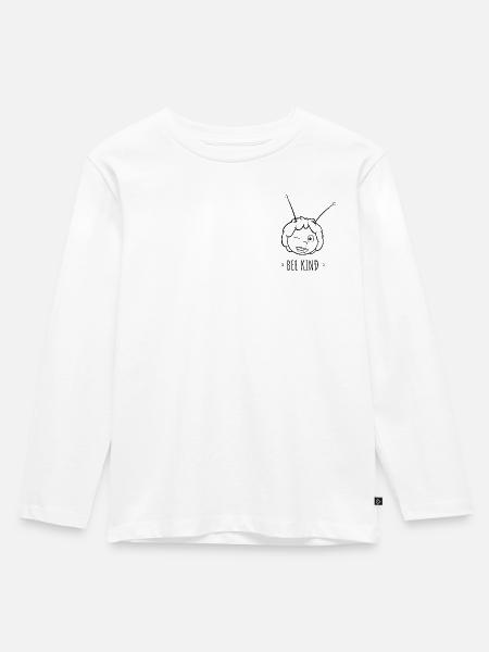 Maya The Bee Bee Kind Quote - Kids' Premium Longsleeve Shirt - white