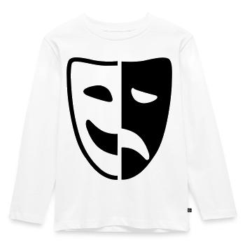 Théâtre - T-shirt manches longues Premium Enfant - blanc - Devant - AI Model Kid Female (0cm)