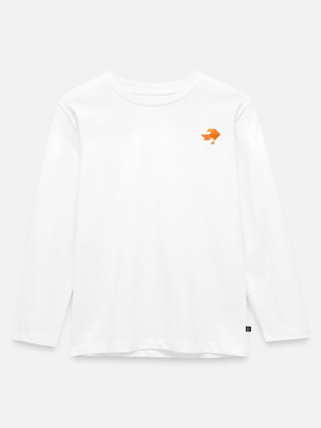 Goldfish - Tangram - Kids' Premium Longsleeve Shirt - white