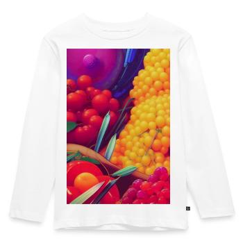 Fruit - T-shirt manches longues Premium Enfant - blanc - Devant - AI Model Kid Female (0cm)