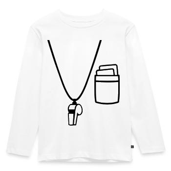 Referee - Kids' Premium Longsleeve Shirt - white - Front - AI Model Kid Female (0cm)