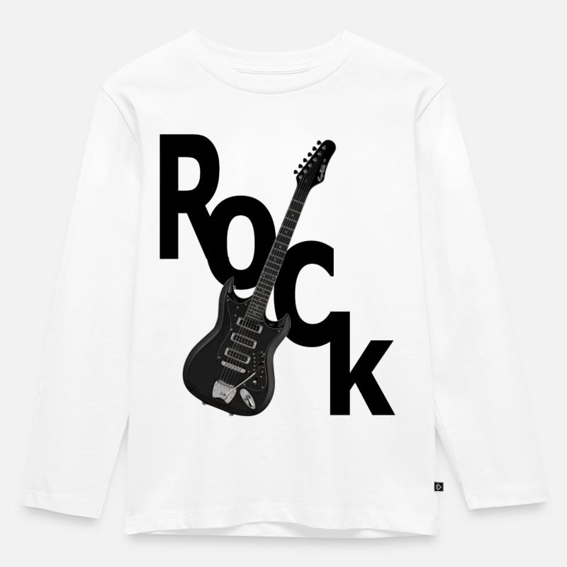 Roche - Kinder Premium Bio Langarmshirt - Weiß