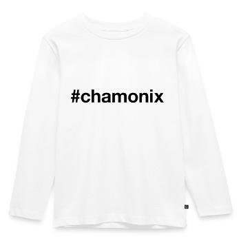 CHAMONIX France Frankreich - Kids' Premium Longsleeve Shirt - white - Front - AI Model Kid Female (0cm)