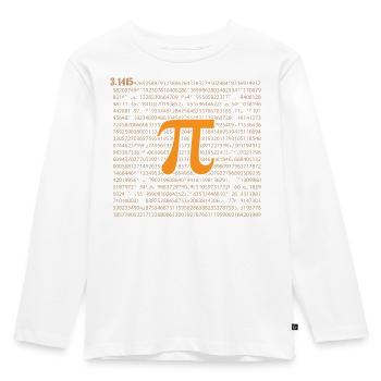 Pi Day - Happy Pi Day - Kids' Premium Longsleeve Shirt - white - Front - AI Model Kid Female (0cm)