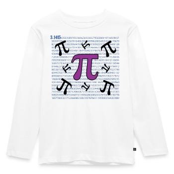 Pi Day - Happy Pi Day - Kids' Premium Longsleeve Shirt - white - Front - AI Model Kid Female (0cm)
