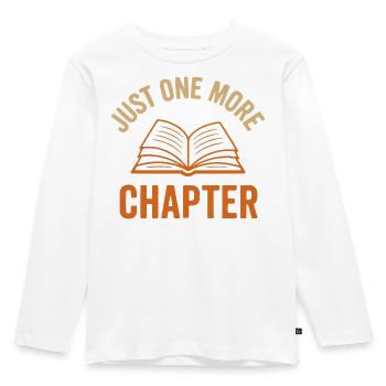 Buch-Illustration mit inspirierender Botschaft - Kinder Premium Bio Langarmshirt - Weiß - Vorne - AI Model Kid Female (0cm)