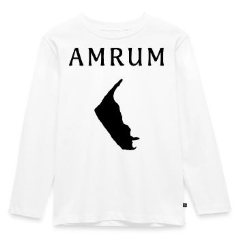 Amrum – Mer du Nord pour vous - T-shirt manches longues Premium Enfant - blanc - Devant - AI Model Kid Female (0cm)