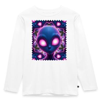 Kaléidoscope néonalie - T-shirt manches longues Premium Enfant - blanc - Devant - AI Model Kid Female (0cm)