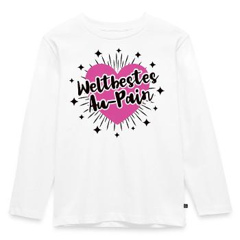 Au Pair Year Abroad Aupair Best Au Pair Girls - Kids' Premium Longsleeve Shirt - white - Front - AI Model Kid Female (0cm)