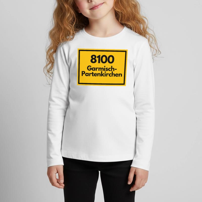 OLD POSTCODE POSTCODE 8100 GARMISCH-PARTENKIRCHEN Kids' Premium Longsleeve Shirt