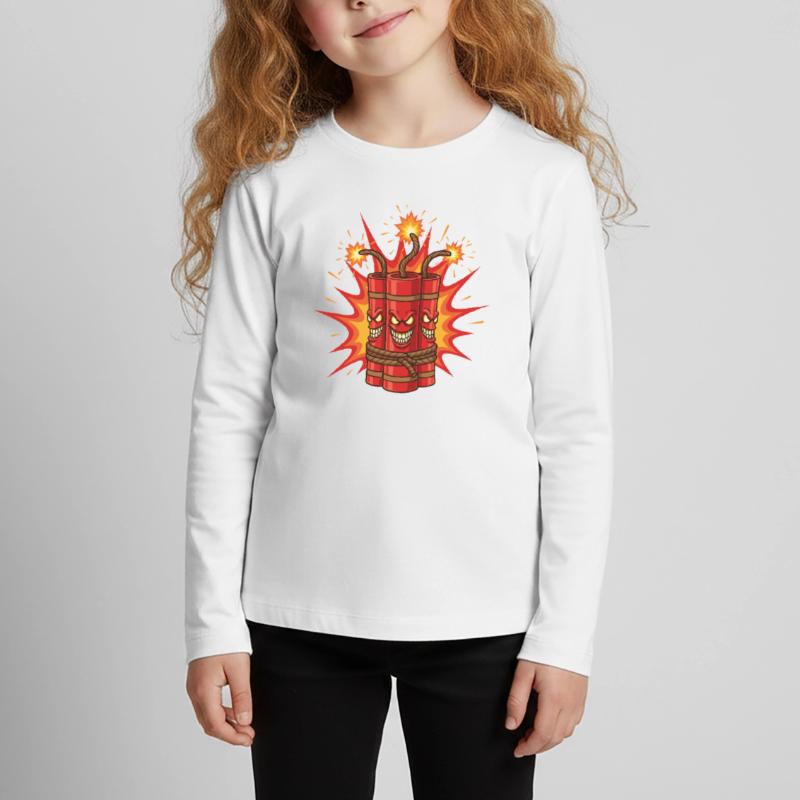Exploding Dynamite Art Kids' Premium Longsleeve Shirt