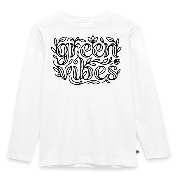 Green Vibes - T-shirt manches longues Premium Enfant - blanc - Devant - AI Model Kid Female (0cm)