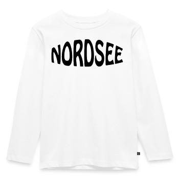 NORDSEE - Kinder Premium Bio Langarmshirt - Weiß - Vorne - AI Model Kid Female (0cm)