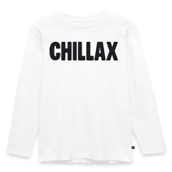 Chillax – Ambiance flamande décontractée - T-shirt manches longues Premium Enfant - blanc - Devant - AI Model Kid Female (0cm)