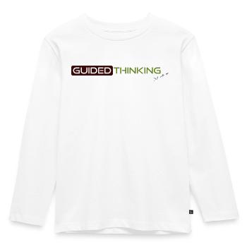 Geleitetes Denken - Kinder Premium Bio Langarmshirt - Weiß - Vorne - AI Model Kid Female (0cm)