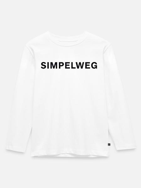Simply – Flemish Simplicity - Kids' Premium Longsleeve Shirt - white