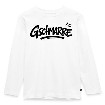 Gschmarre - Kinder Premium Bio Langarmshirt - Weiß - Vorne - AI Model Kid Female (0cm)