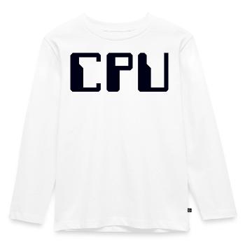 Mémoire du processeur - T-shirt manches longues Premium Enfant - blanc - Devant - AI Model Kid Female (0cm)
