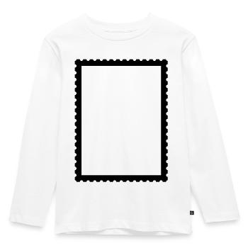 Stamp - Kids' Premium Longsleeve Shirt - white - Front - AI Model Kid Female (0cm)